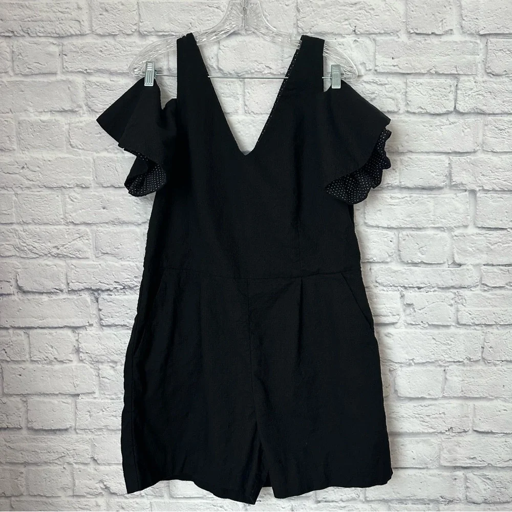 Anthropologie  elevenses  women’s short romper - Picture 11 of 13